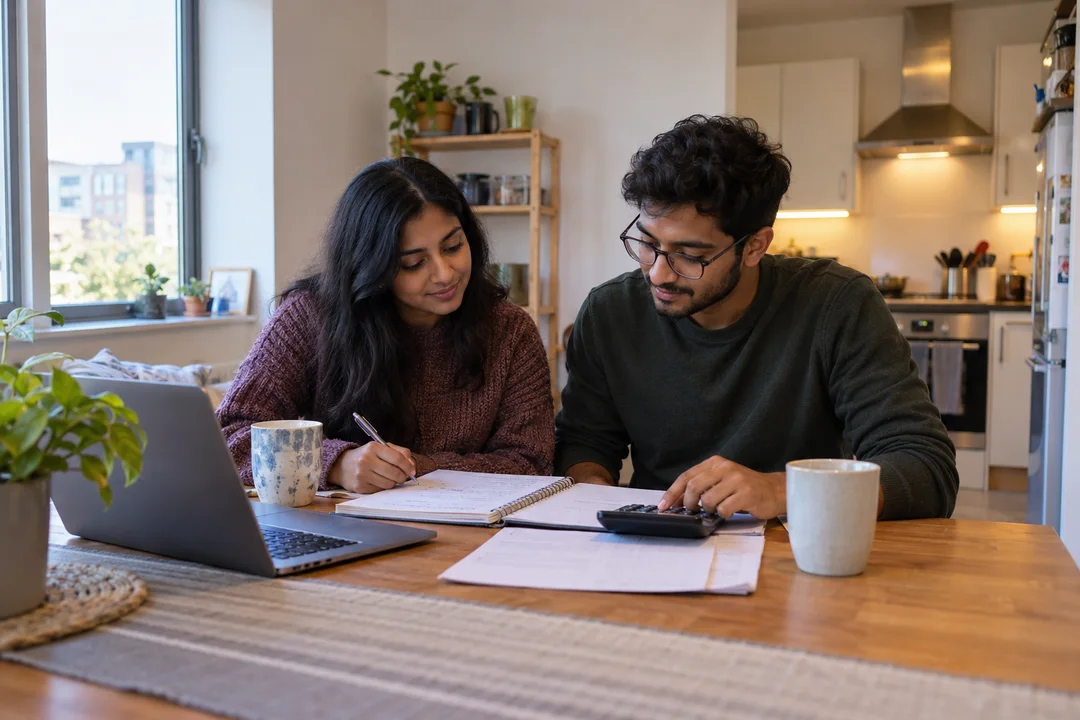 Illustrative student planning tuition and living costs